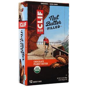 Clif Bar Nut Butter Filled Bar Chocolate Peanut Butter 12 bars