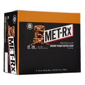 Met-Rx Protein Plus Bar Creamy Peanut Butter Crisp 9 bars