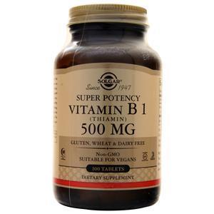 Solgar Vitamin B 1 (500mg) - Super Potency  100 tabs