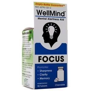 MediNatura WellMind Mental Alertness Aid - Focus Natural Lemon 90 tabs