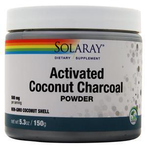 Solaray Activated Coconut Charcoal Powder  5.3 oz