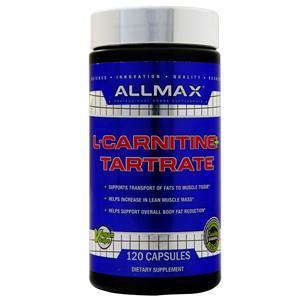 Allmax Nutrition L-Carnitine + Tartrate  120 caps