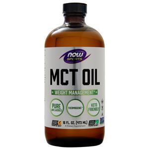 Now MCT Oil Liquid Pure Unflavored 16 fl.oz