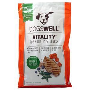 DogsWell Vitality - Dry Dog Food Chicken & Oats Recipe 4 lbs