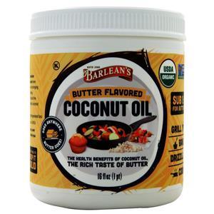 Barlean's Coconut Oil - Butter Flavored  16 fl.oz