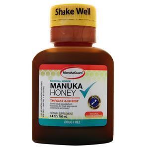 Manuka Guard Manuka Honey - Throat & Chest Natural Lemon Cherry 3.4 oz