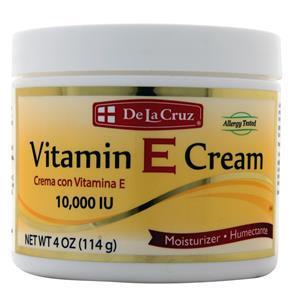 De La Cruz Vitamin E Cream (10,000IU)  4 oz