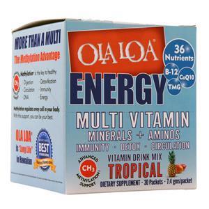 Ola Loa Energy Vitamin Drink Mix Tropical 30 pckts