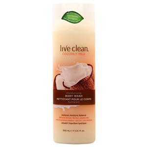Live Clean Coconut Milk Body Wash  17 fl.oz