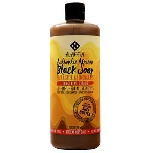 Alaffia African Black Soap Tangerine Citrus 32 fl.oz