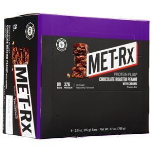 Met-Rx Protein Plus Bar Chocolate Roasted Peanut 9 bars