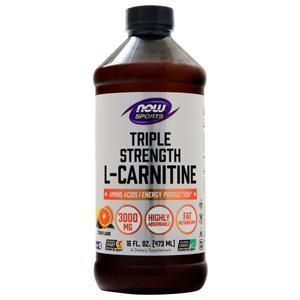 Now Triple Strength L-Carnitine Liquid Citrus 16 fl.oz