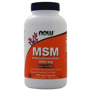 Now MSM (1000mg)  240 vcaps