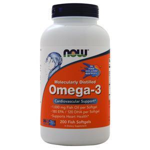 Now Omega-3 Fish Softgels  200 sgels