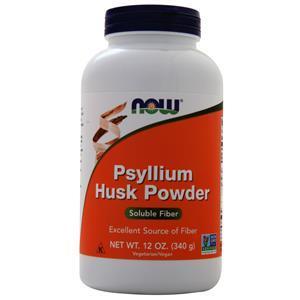 Now Psyllium Husk Powder Soluble Fiber  12 oz