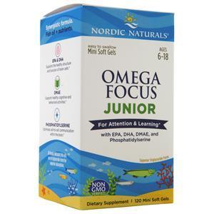 Nordic Naturals Omega Focus Junior  120 sgels