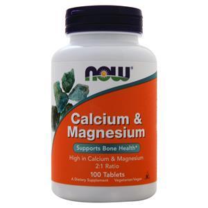 Now Calcium & Magnesium  100 tabs