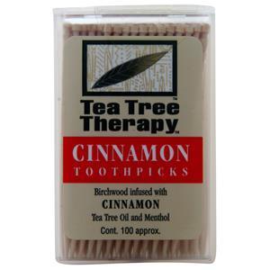 Tea Tree Therapy Toothpicks Cinnamon 100 count