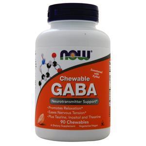 Now Chewable GABA Orange 90 chews