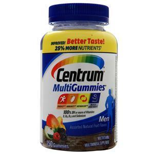 Centrum Centrum MultiGummies for Men Assorted Natural Fruit 150 gummy