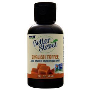 Now Better Stevia Liquid Sweetener English Toffee 2 fl.oz