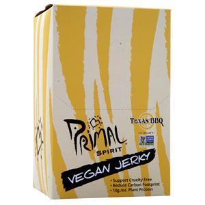 Primal Spirit Food Vegan Jerky Texas BBQ - Soy 24 pckts