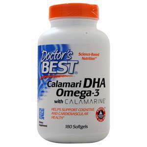 Doctor's Best Calamari DHA Omega-3 with Calamarine  180 sgels