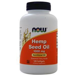 Now Hemp Seed Oil (1000mg)  120 sgels