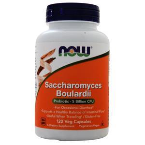 Now Saccharomyces Boulardii  120 vcaps