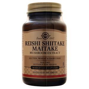 Solgar Reishi Shiitake Maitake Mushroom Extract  50 vcaps