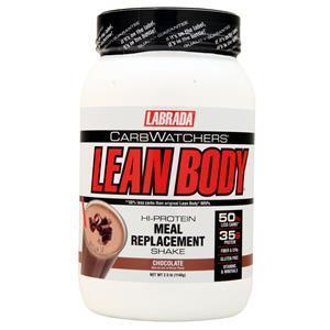 Labrada CarbWatchers Lean Body Hi-Protein Meal Replacement Shake Chocolate 2.5 lbs