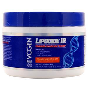 Evogen Lipocide IR Powder Orange Mango Blast 121.8 grams