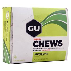 Gu Energy Chews Salted Lime 18 pckts