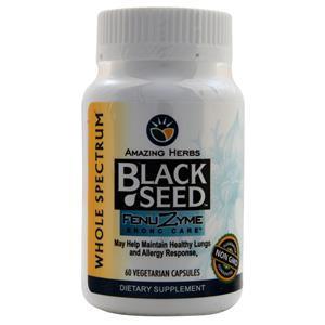 Amazing Herbs Whole Spectrum Black Seed FenuZyme  60 vcaps