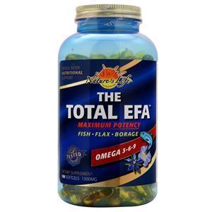 Nature's Life The Total EFA - Maximum Potency  180 sgels