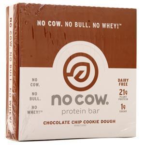 D's Naturals No Cow Protein Bar Chocolate Chip Cookie Dough 12 bars