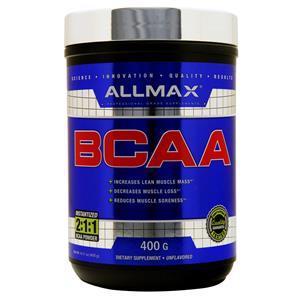 Allmax Nutrition BCAA - Instantized 2:1:1 Ratio Unflavored 400 grams