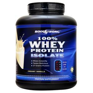 BodyStrong 100% Whey Protein Isolate Creamy Vanilla 5 lbs