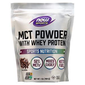 Now MCT Powder with Whey Protein Chocolate Mocha 1 lbs