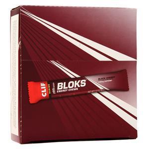 Clif Bar Bloks Energy Chews Black Cherry with Caffeine 18 pckts