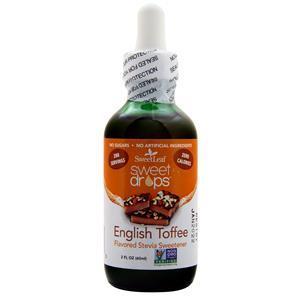 Sweetleaf Sweet Drops - Flavored Stevia Sweetener English Toffee 2 fl.oz