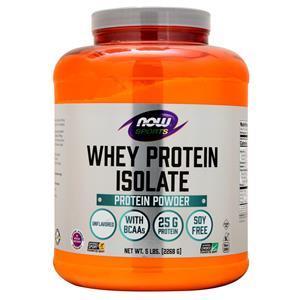 Now Whey Protein Isolate Unflavored 5 lbs