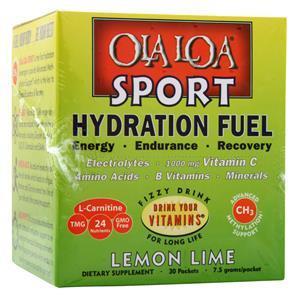 Ola Loa Sport Hydration Fuel Drink Mix Lemon Lime 30 pckts