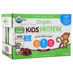 Orgain Kids Protein Organic Nutritional Shake RTD Chocolate 12 pack