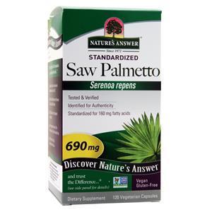 Nature's Answer Saw Palmetto - Standardized  120 vcaps