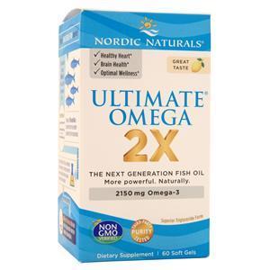 Nordic Naturals Ultimate Omega 2X Lemon 60 sgels