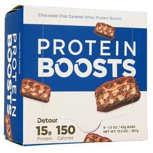 Forward Foods Detour Protein Boosts Bar Chocolate Chip Caramel 9 bars