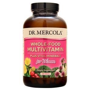 Dr. Mercola Whole-Food Multivitamin plus Vital Minerals for Women  240 tabs