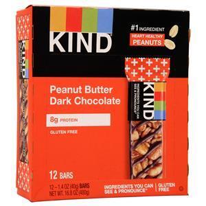 Kind Plus Protein Bar Peanut Butter Dark Choc 12 bars