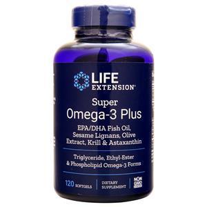 Life Extension Super Omega-3 Plus  120 sgels